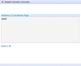 Nepali Unicode Conerter