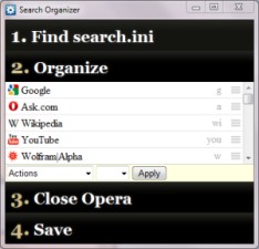 Search Organizer