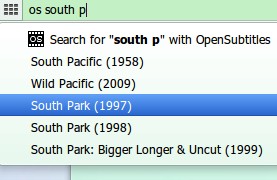 Search suggestions