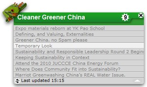 Cleaner Greener China