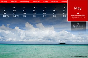 Opera Indonesia 2011 Calendar