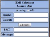 BMI Calculator