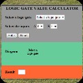 Logic Gate Value Calculator