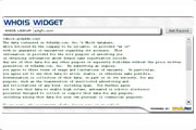 Whois Widget