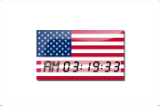 USA Clock