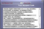 Simple MySpace Editor
