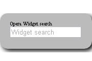 Opera Widget Search
