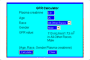 GFR Calculator