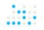 Blue Binary Clock
