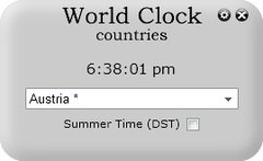 World Clock - countries