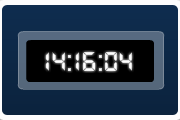 Digital "Aero" Clock