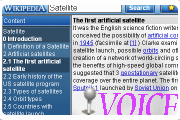 Wikipedia speaking