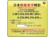 JAPAN DEBT CLOCK