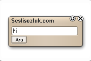 Seslisözlük Arama