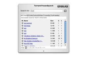 Torrent PowerSearch