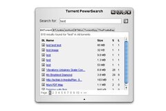 Torrent PowerSearch