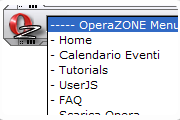 OperaZONE Menù