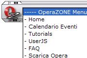 OperaZONE Menù