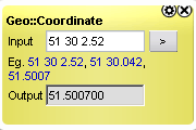 Geo::Coordinate