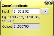 Geo::Coordinate