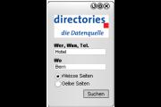 Weisse u. Gelbe Seiten Schweiz Suche