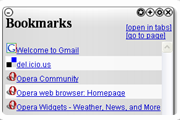 del.icio.us Widget 1.8
