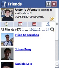 Facebook widget