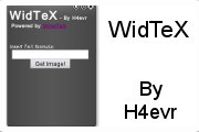 WidTeX