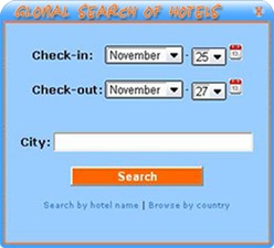 Global Search and Reservations of Hotels