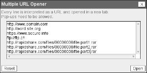Multiple URL Opener