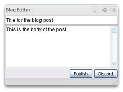 Wordpress Blogging Widget