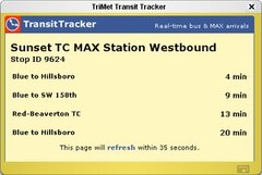 TriMet Transit Tracker