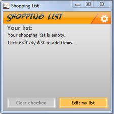 Shopping List