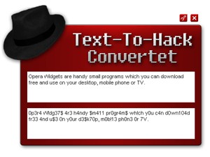 Text-To-Hack Converter