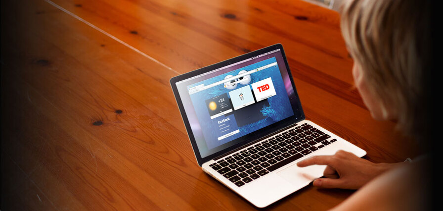 Opera 12.10 on a laptop, from opera.com in 2012