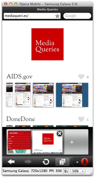 Opera Mobile Emulator