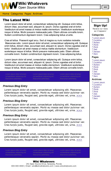 Contrast layout