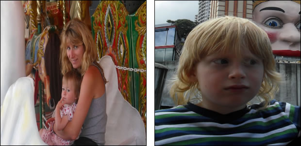 スクリーンショット: 2つの異なるアスペクト比を持つ画像を同じ大きさに変形した。