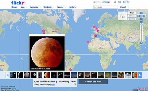 Astronomy World Map (Flickr)