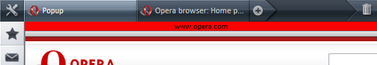 Insecure popup header skin