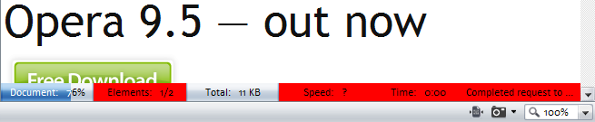 Progress bar popup skin