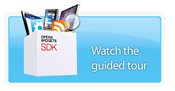 opera widgets sdk overview video
