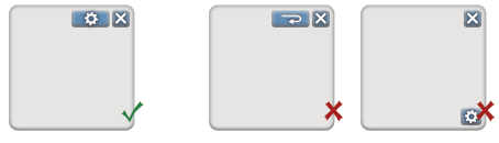 Configuration button