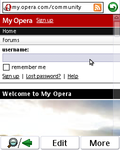 A sample page with links close together