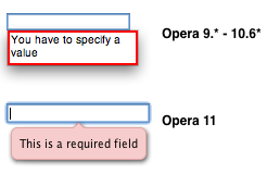 Wobbly error popups