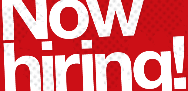 Now hiring!