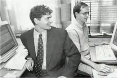 Jon and Geir working on Opera