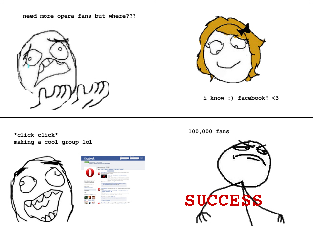 Rage comic for Facebook