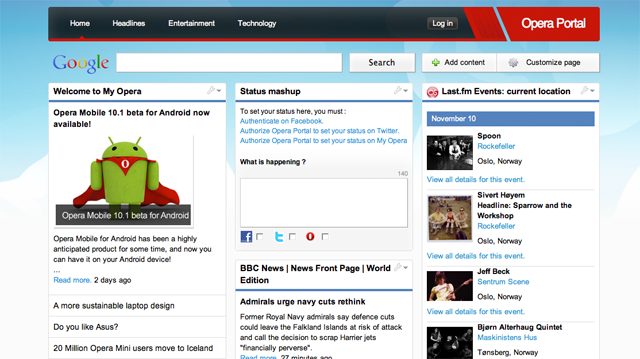 New Opera Portal