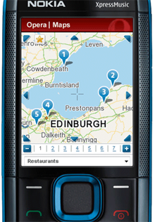 Opera Mini Maps